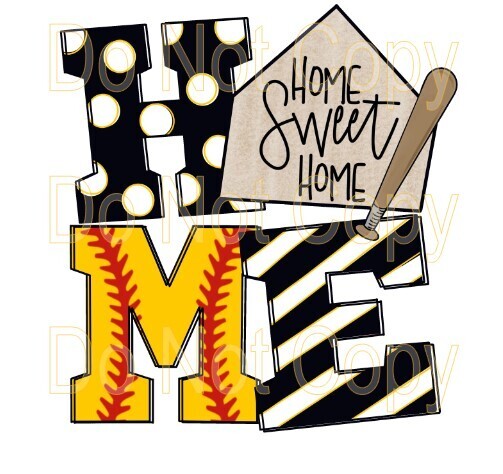 Clip Art Softball Home