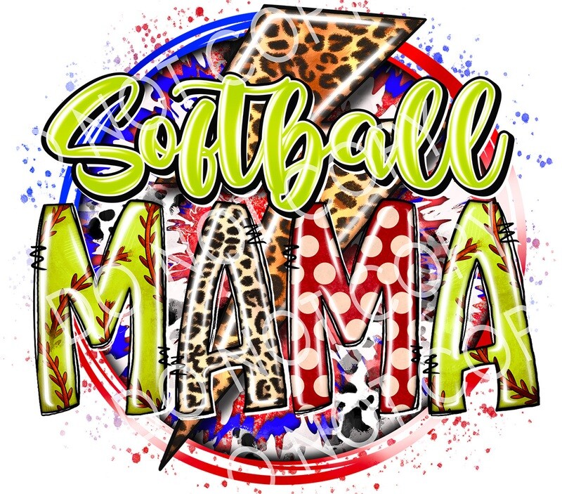 Clip Art Softball 23 Mom