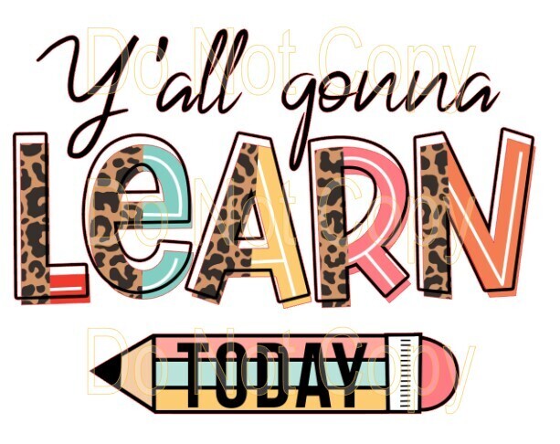 Clip Art Teacher 22 Yall Multi Color
