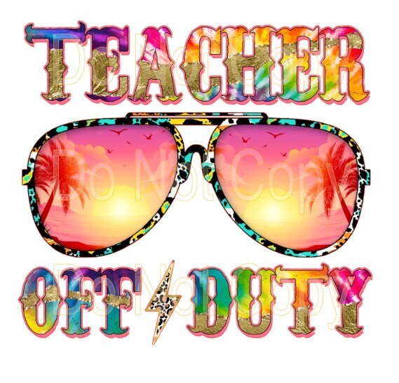 Clip Art Teacher 23 Off Duty Glasses