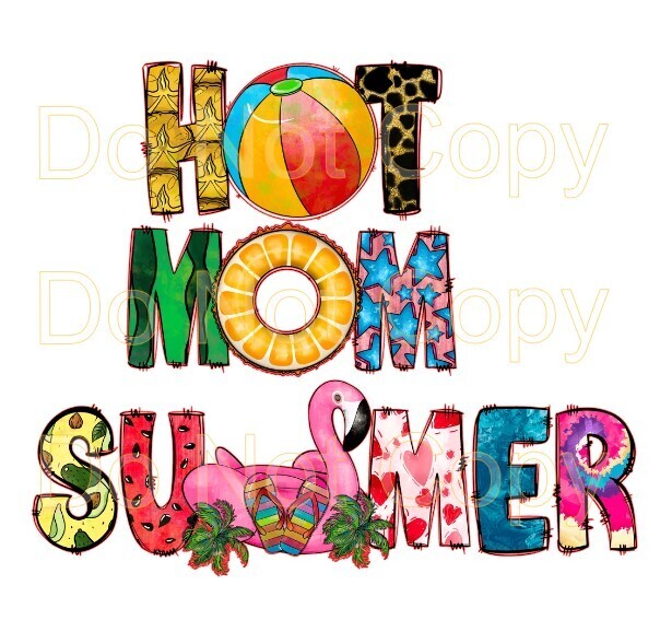 Clip Art Summer 23 Hot Mom