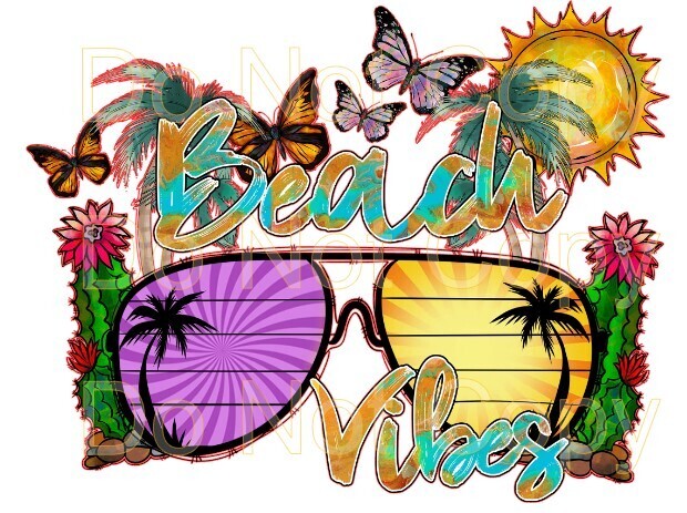 Clip Art Summer 23 Beach Vibes