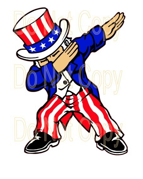 Clip Art 4th 23 America Dab