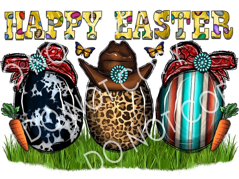Clip Art Easter 23 3 Eggs
