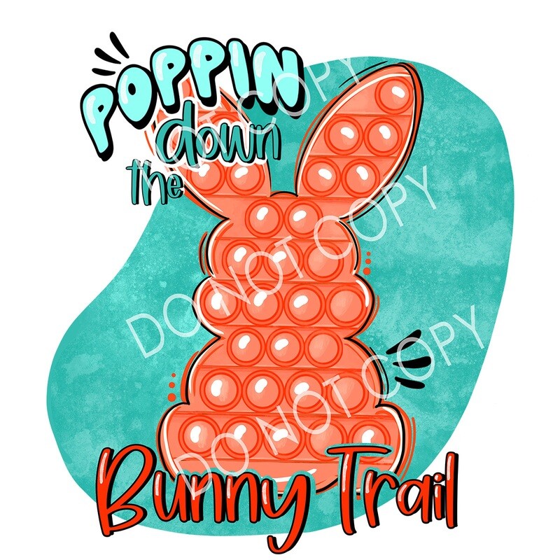 Clip Art Easter 23 Orange Pop It