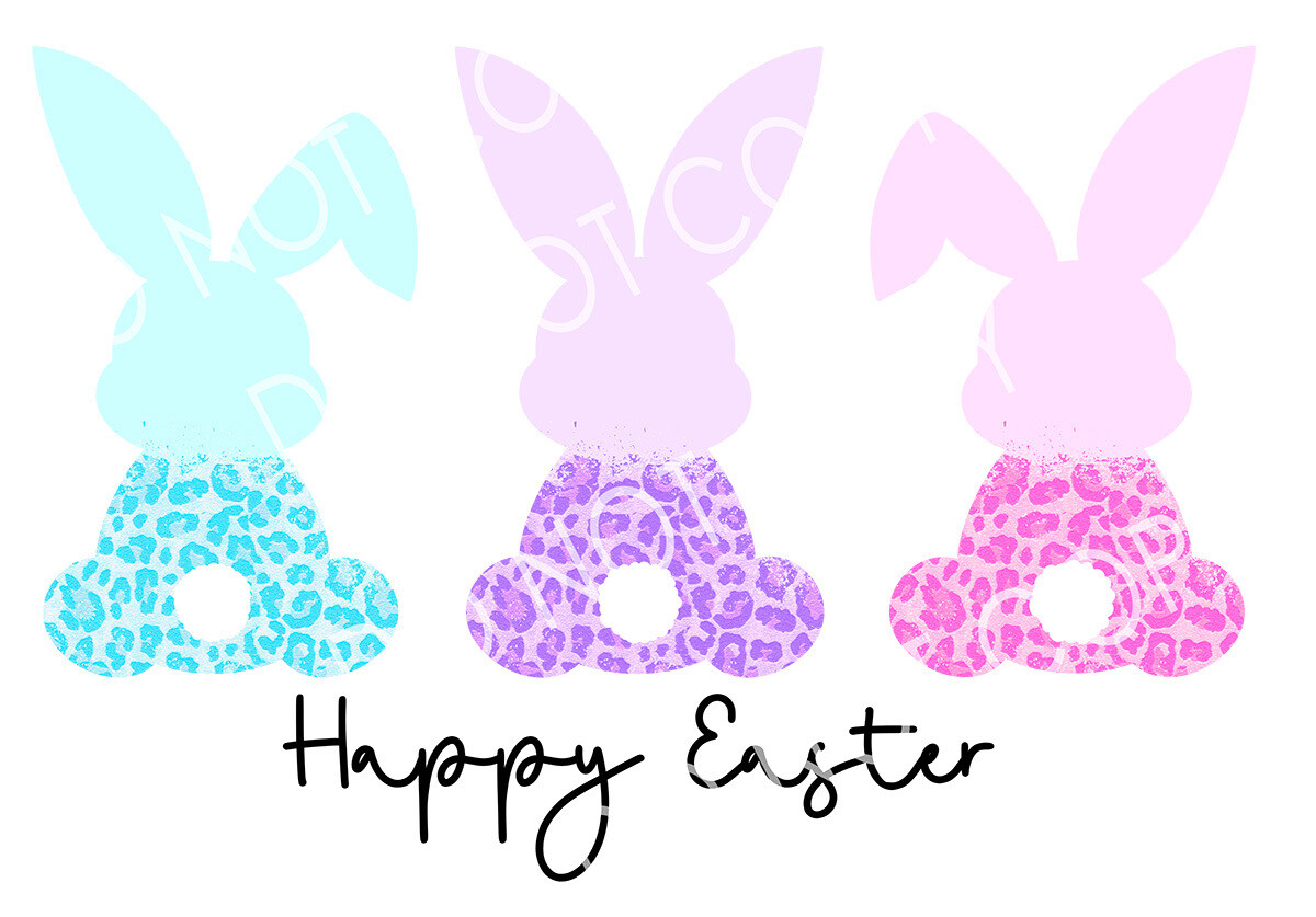 Clip Art Easter 22 Bunny Trio