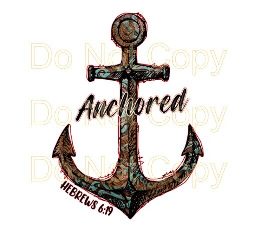 Clip Art Religious 23 Anchored