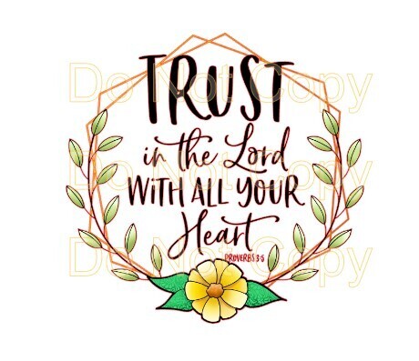 Clip Art REL 22 Trust the Lord