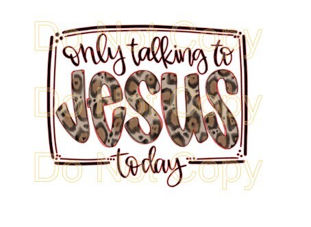 Clip Art REL 22 Only Talking