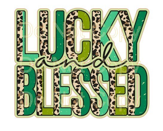 Clip Art SP 22 Lucky &amp; Blessed