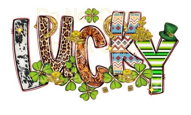Clip Art SP 23 Lucky, SIZE: Medium 7&quot;-8&quot; (6PK), MEDIA TYPE: REGULAR