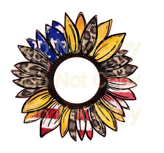 Clip Art 4th Sunflower