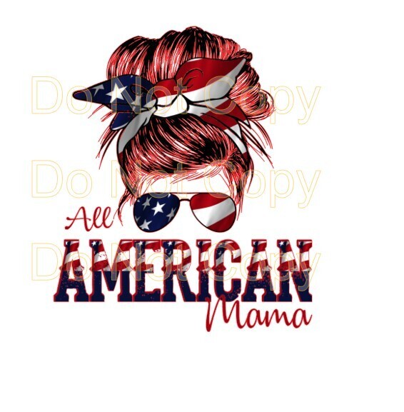 Clip Art 4th All American Mama