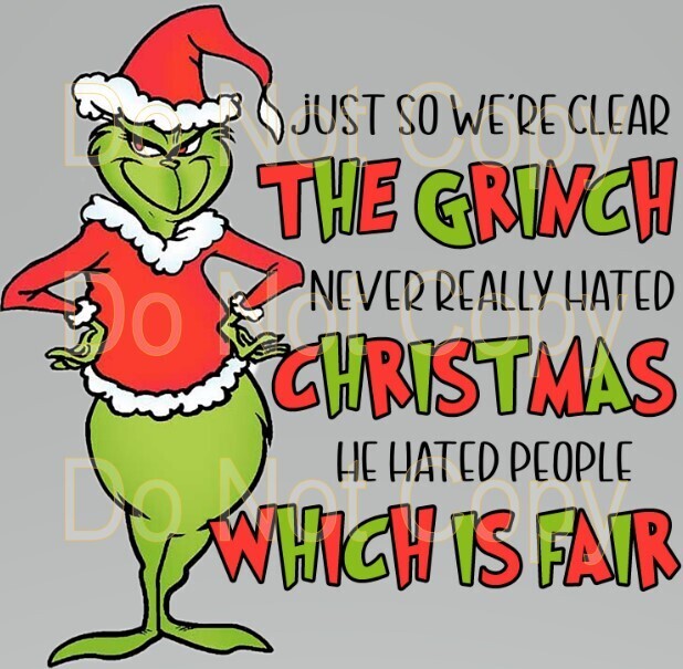 Clip Art MC 23 Grinch Hated People