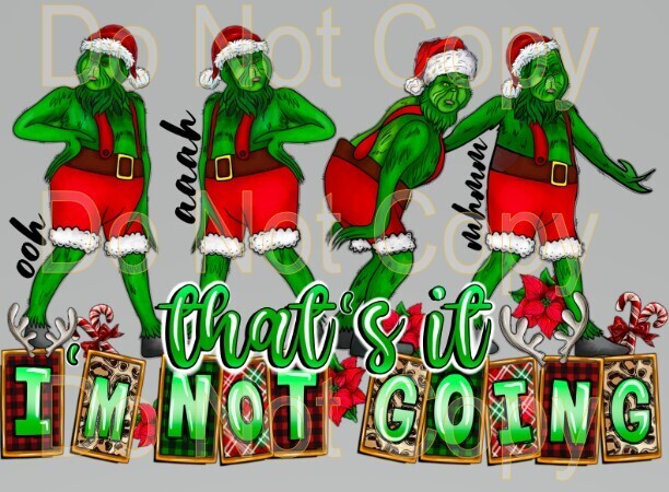 Clip Art MC 23 Grinch Not Going