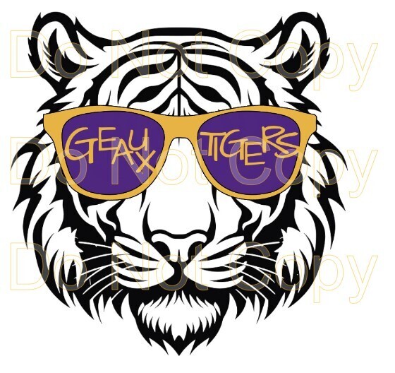 Clip Art LSU 23 Tiger Head