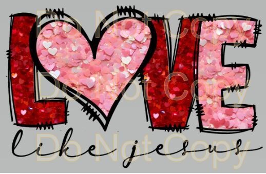 Clip Art Vday 24 Love Like Jesus