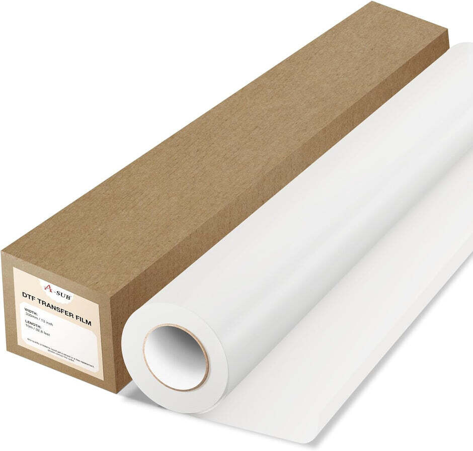 A-SUB DTF Transfer Film Roll 13&quot; x 32.8ft (Double Sided Matte)