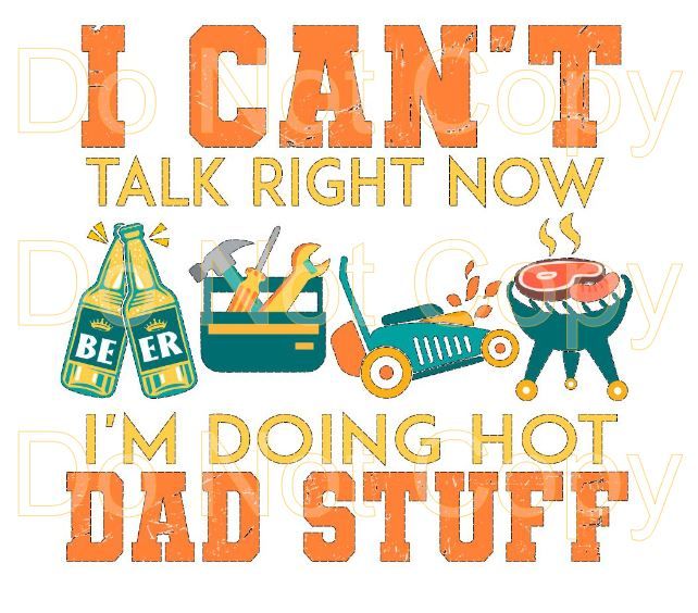 Clip Art FD 24 HOT DAD STUFF