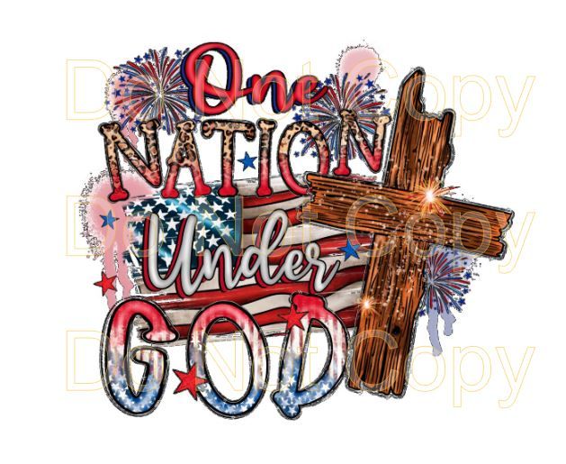 Clip Art 4th 24 One Nation