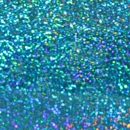 HOLOGRAPHIC 12" PER YARD, PRODUCT COLOR: Aqua, PRODUCT SIZE: 12" -QTY SOLD PER YARD