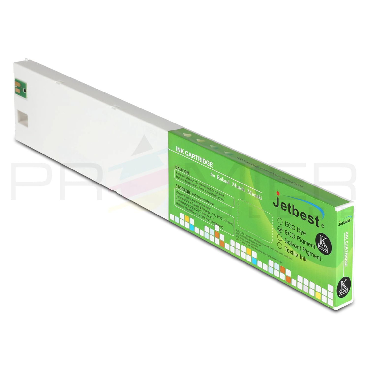 Jetbest Eco-Solvent Ink – Roland Max2 Ink Compatible, Cartridge Color: Black 440ml