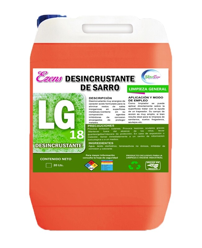 DESINCRUSTANTE DE SARRO