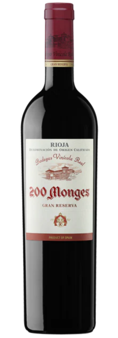 200 Monges Gran Reserva Tinto 2008