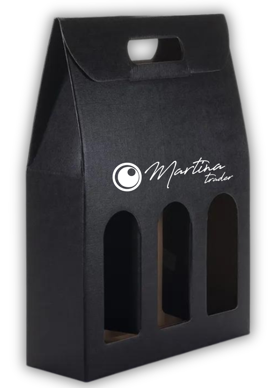 Estuche 3 botellas personalizable Martina Trader