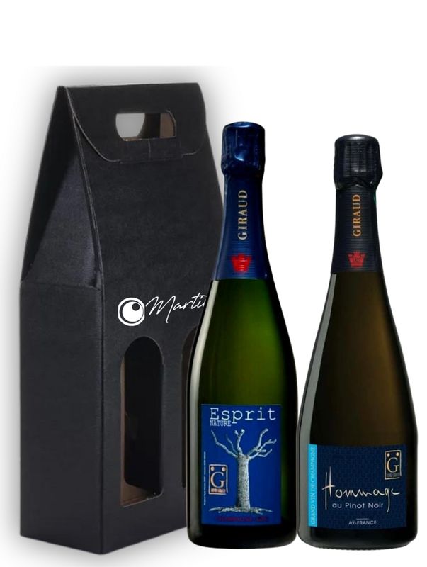 Estuche 2 botellas Selección Martina Trader Henri Giraud