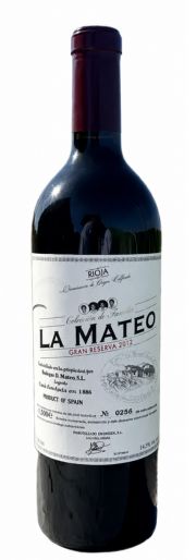 La Mateo Gran Reserva 2012¡6 La Mateo Gran Reserva 2012¡6