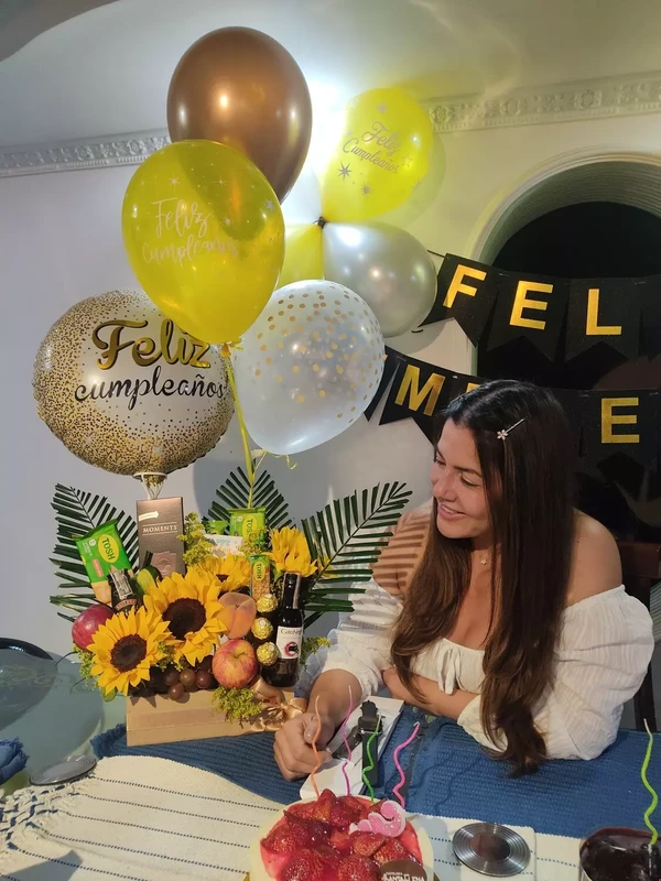 Girasoles frutales l Arreglo de Flores con Girasoles