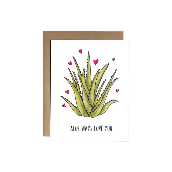 Aloe Way Love You Card