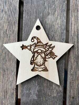 Christbaumanhänger Holz