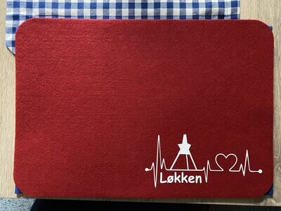 Løkken Heartbeat – Stilvolle Tischsets aus Filz für ein gemütliches Zuhause