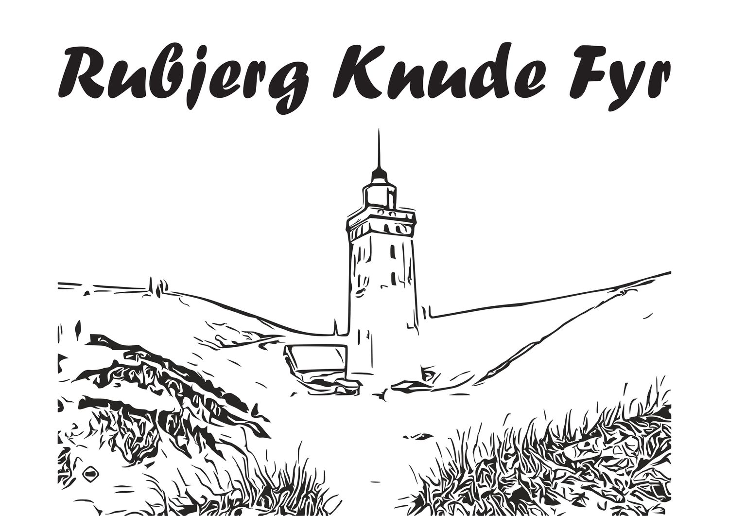 Polo Regular    beidseitig bedruckt, Motive Rubjerg Knude Fyr 2 und Gruppenlogo