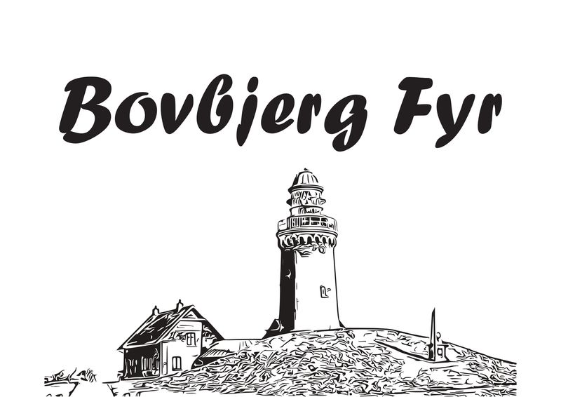 Polo Regular    beidseitig bedruckt, Motive Bovbjerg Fyr  und Gruppenlogo
