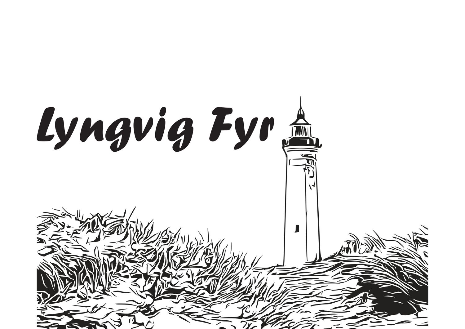 Round Sweat Heavy beidseitig bedruckt, Motive Lyngvig Fyr 1  und Gruppenlogo
