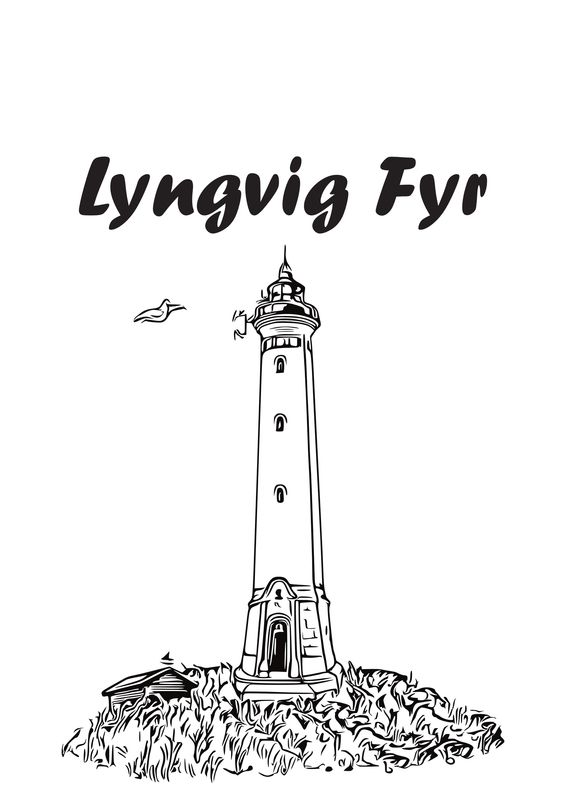 Round Sweat Heavy beidseitig bedruckt, Motive Lyngvig Fyr 2  und Gruppenlogo