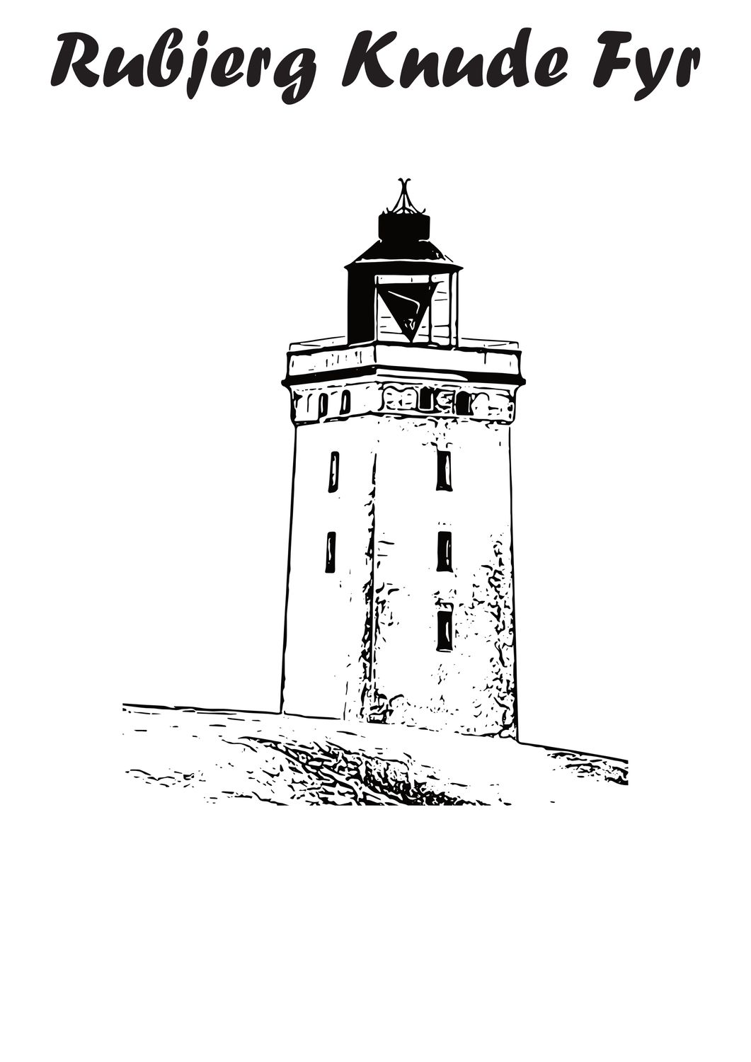 Polo Regular    beidseitig bedruckt, Motive Rubjerg Knude Fyr 1 und Gruppenlogo