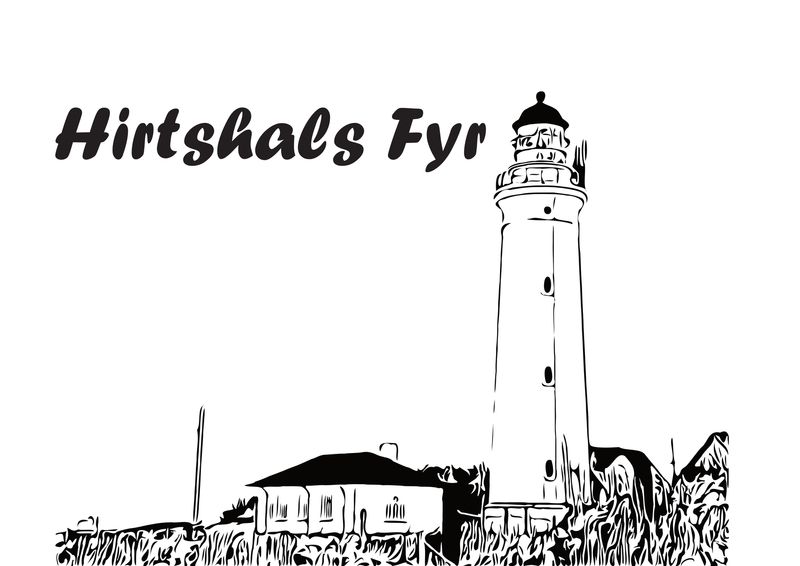 Polo Regular    beidseitig bedruckt, Motive Hirtshals Fyr  und Gruppenlogo