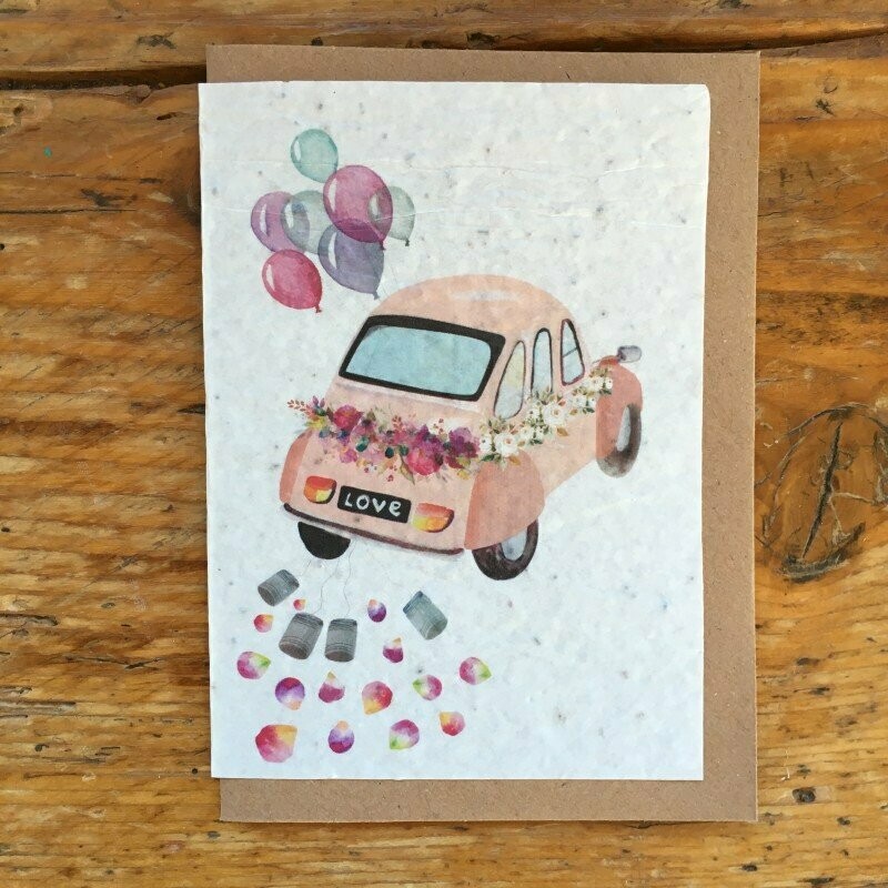 Carte à planter "2CV"
