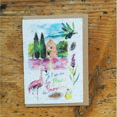 Carte à planter "Provence"