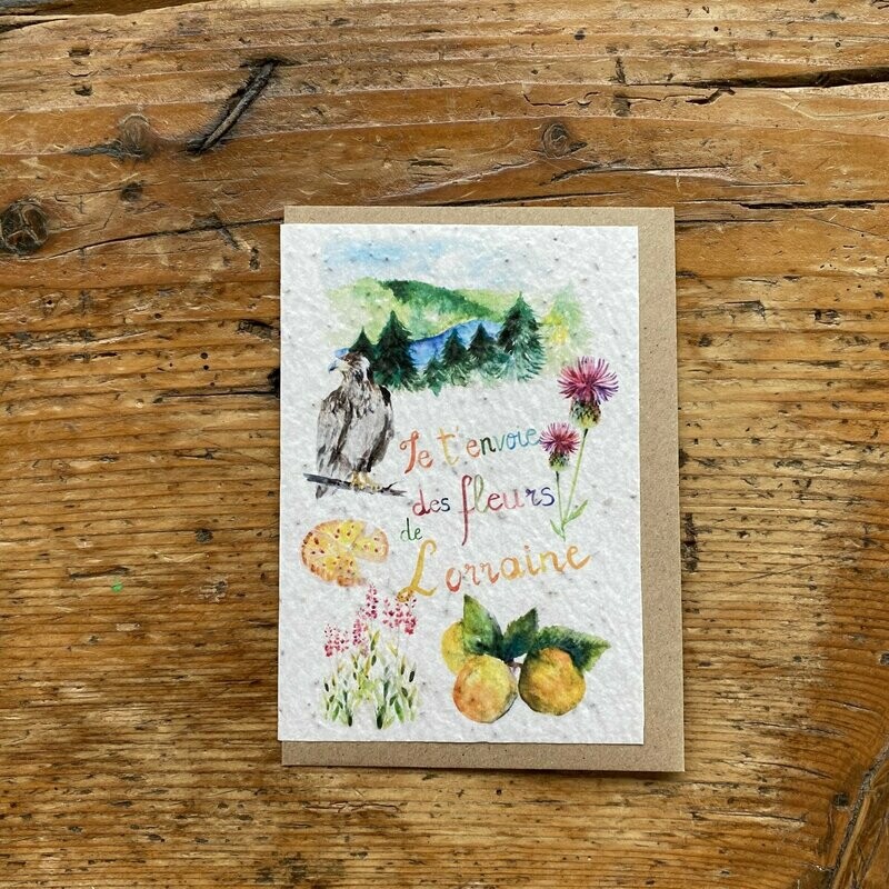 Carte à planter "Lorraine"