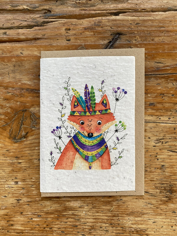 Carte à planter "Renard"