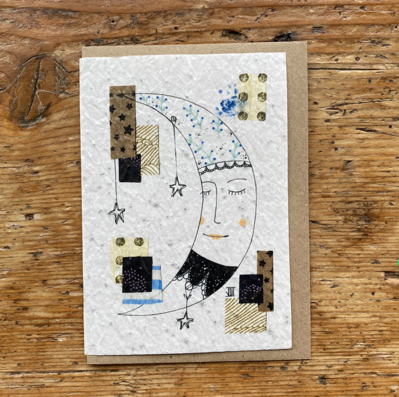 Carte à planter "Lune"
