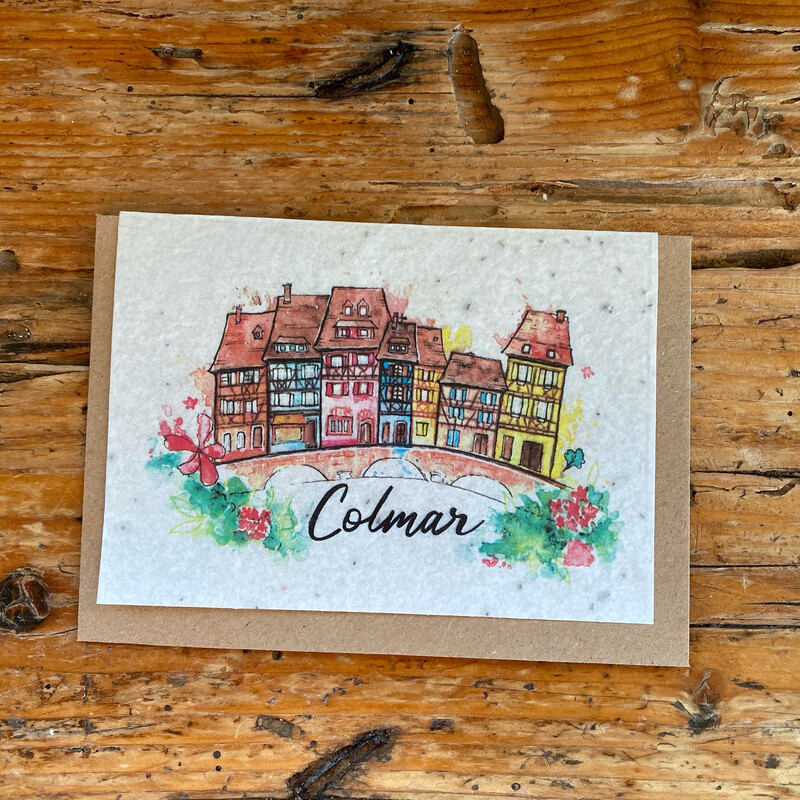 Carte à planter "Colmar"