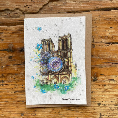 Carte à planter "Notre Dame de Paris"