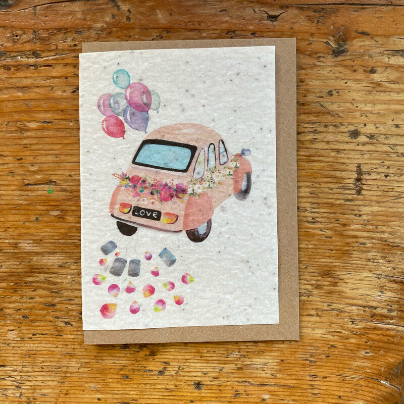 Carte à planter "2CV" (notice en anglais) 