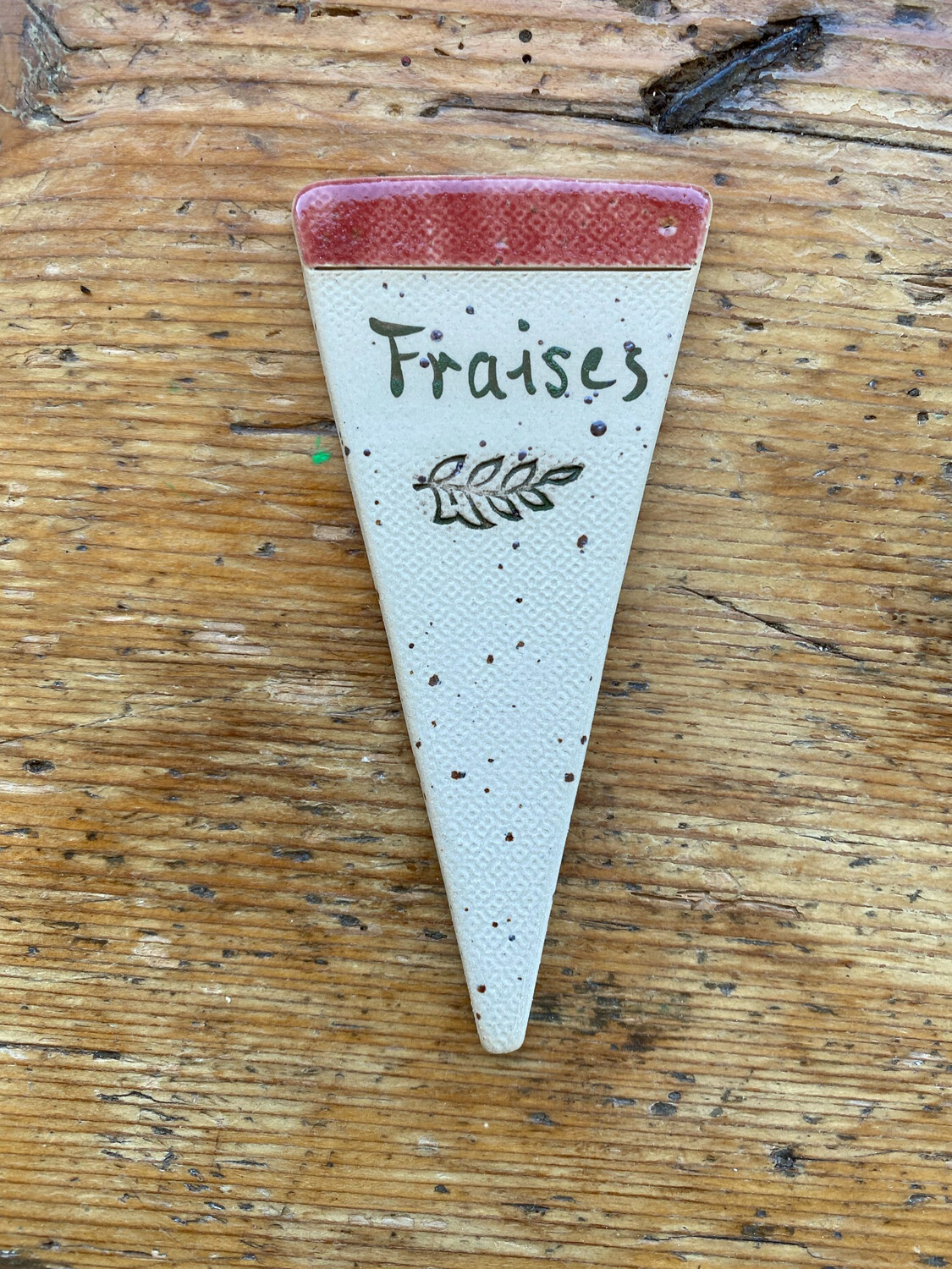 Pic à jardin « fraise » ?